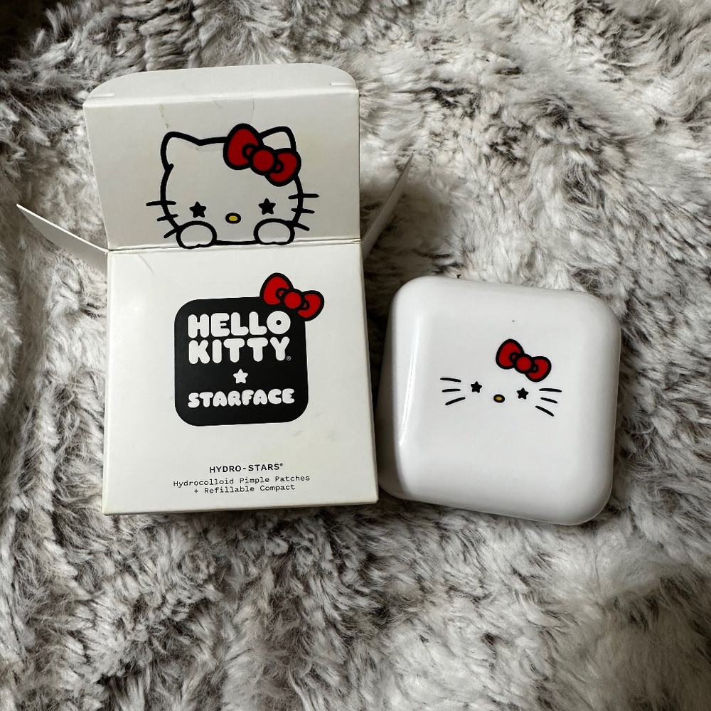 Star face hello kitty patches w/ refills